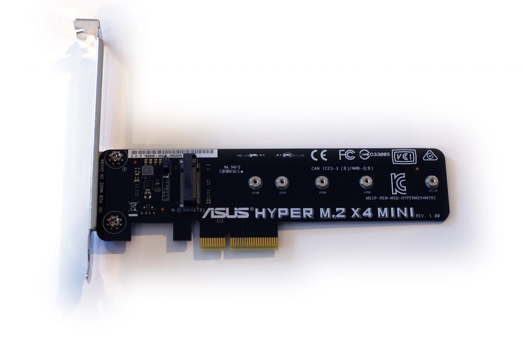 Asus Hyper M.2 X4 Mini Card