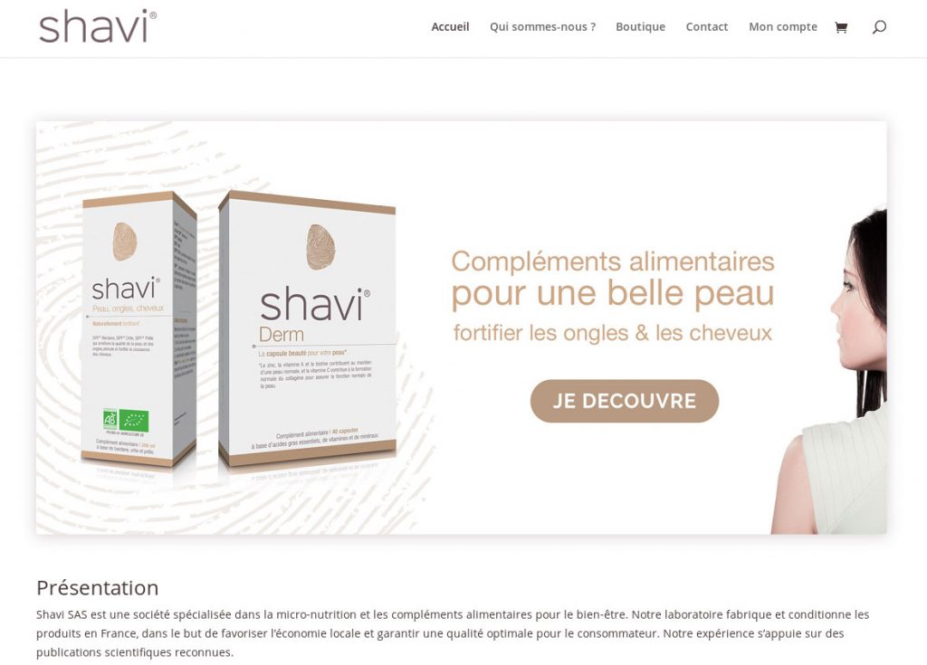 Shavi.fr, quand sobriété rhyme avec fonctionnalité